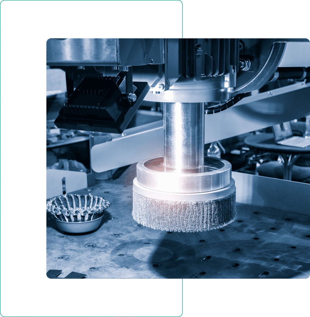Metalworking equipment in action